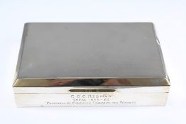 A Double Silver Cigarette Case