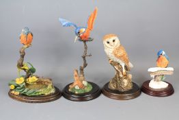 A Collection of Country Artists Bird Figurines