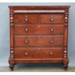 A Victorian Mahogany Chest of Drawers