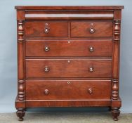 A Victorian Mahogany Chest of Drawers