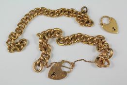 A 9ct Yellow Gold Curb-Link Bracelet