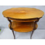 An Edwardian Sheraton-style Occasional Table