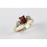 A 9ct Gold Topaz Ring