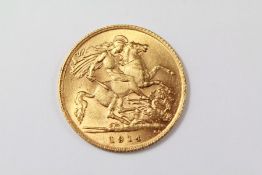 George V Gold Half Sovereign