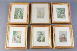 Six Le Blond Vintage Prints