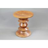 Charles and Ray Eames Walnut Time Life Stool