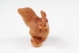 A Japanese Boxwood Netsuke