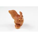 A Japanese Boxwood Netsuke