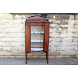 An Edwardian Inlaid Display Cabinet