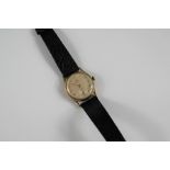 Gentleman's 9ct Gold Record Wrist Watch