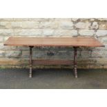 A Heavy Oak Refectory Table