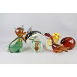 A Set of Glass Figurines