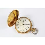 An 18ct Yellow Gold Full Hunter Pocket Watch