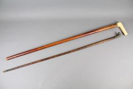 Two Antique Walking Sticks