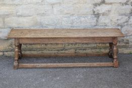 A 19th Century Oak Coffin Bench