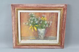 Richard Sorrell Oil on Board Still Life in Flowers