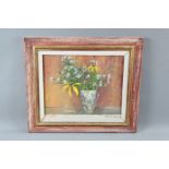 Richard Sorrell Oil on Board Still Life in Flowers