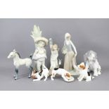 A Collection of Porcelain Figurines