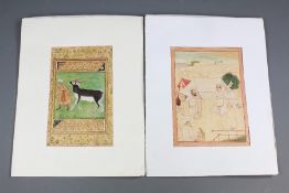 19th Century Persian Miniature Paintings