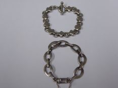 A Silver Swiss-Cross Bracelet