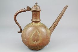 17th Century Mughal Bronze Ewer