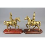 Two Brass Figures