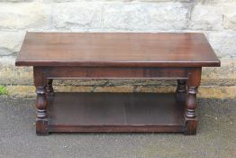 A Rectangular Oak Coffee Table