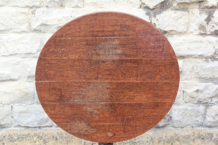 An Oak Tilt-top Supper Table - Image 2 of 3