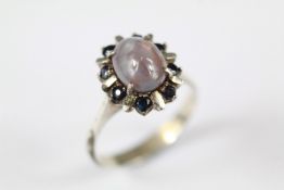 A Silver Cabochon Ring