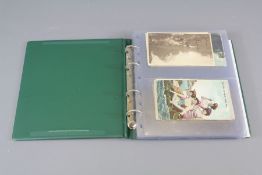 A Small Green Album of Vintage Postcards