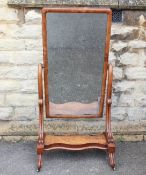 A Late Victorian Cheval Mirror