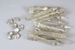 A Quantity of Cut-Crystal Drops for Lustre Vases