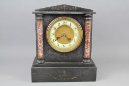 A 19th Century Slate Mantel Clock