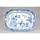A Blue and White 18th Century Plate