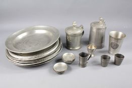 Early 20th Century Continental Pewter