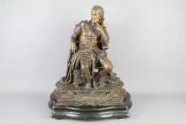 A Cast Metal Figure of William Shakespeare