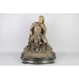 A Cast Metal Figure of William Shakespeare