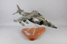 A 1970's Hawker Siddeley Harrier VI STOL GR3 Fighter Model