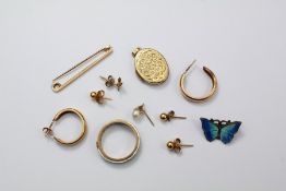 Miscellaneous 9ct Gold Jewelelry