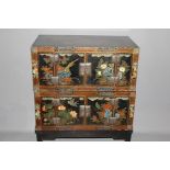 A Black Lacquer Painted Chinese-style Chest