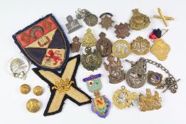 A Quantity of Regimental Badges