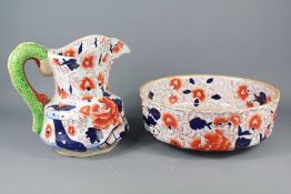 Mason's Ironstone Basin and Jug