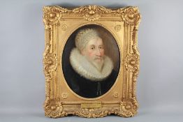 Attributed to Cornelius Janssens van Ceulen (Johnson) Oil on Board