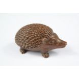 A 20th Century Chinese Cast Bronze Figure of a Hedgehog