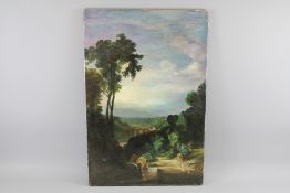 After J.M.V. Turner Oil Painting on Canvas
