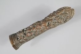 An Indian Bronze Door Handle