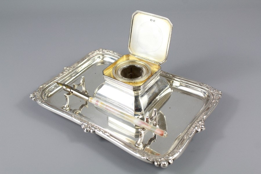 Asprey of London Silver Inkwell - Image 3 of 3