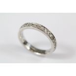A Bespoke Platinum Diamond Full Eternity Ring