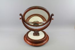 An Edwardian Circular Vanity Mirror