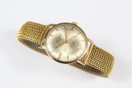 A Gentleman's 9ct Gold Rotary 21 Jewel Incabloc Wrist Watch